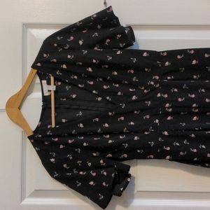 Leith Black Floral Jumpsuit